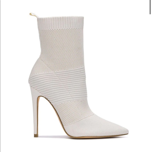 Chantress sock boots-cream - Picture 2 of 2